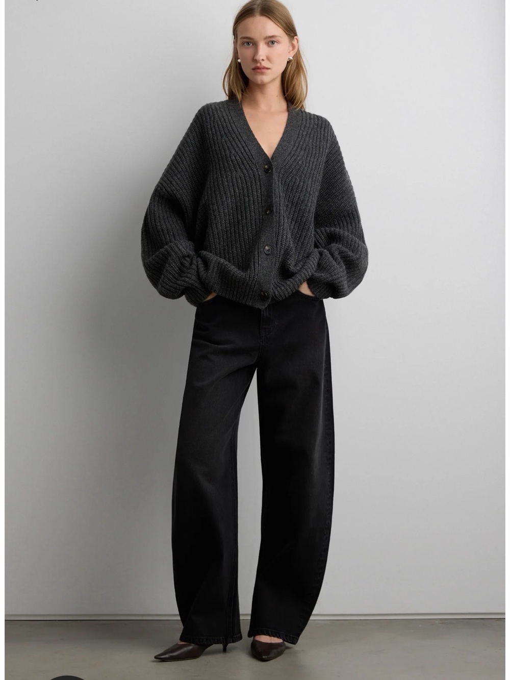 High Rise Barrel Leg Jean